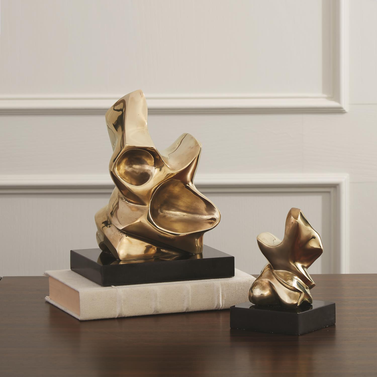 Abstract Figural Sculpture-Brass